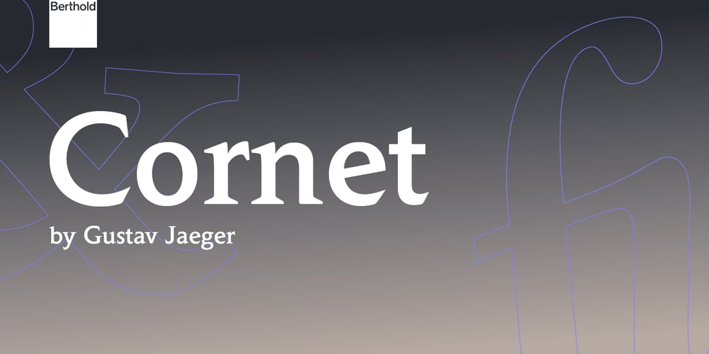 Cornet font