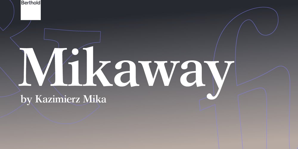 Mikaway font