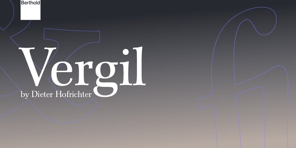Vergil font