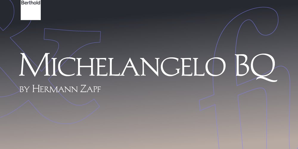 Michelangelo font