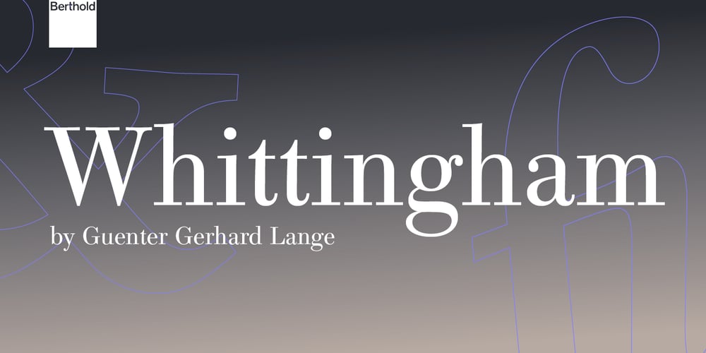 Whittingham font