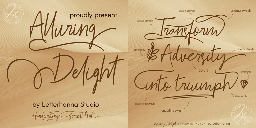 Alluring Delight font