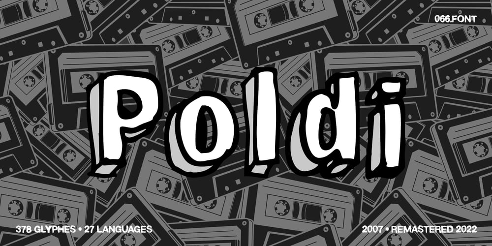 Poldi No 1 font