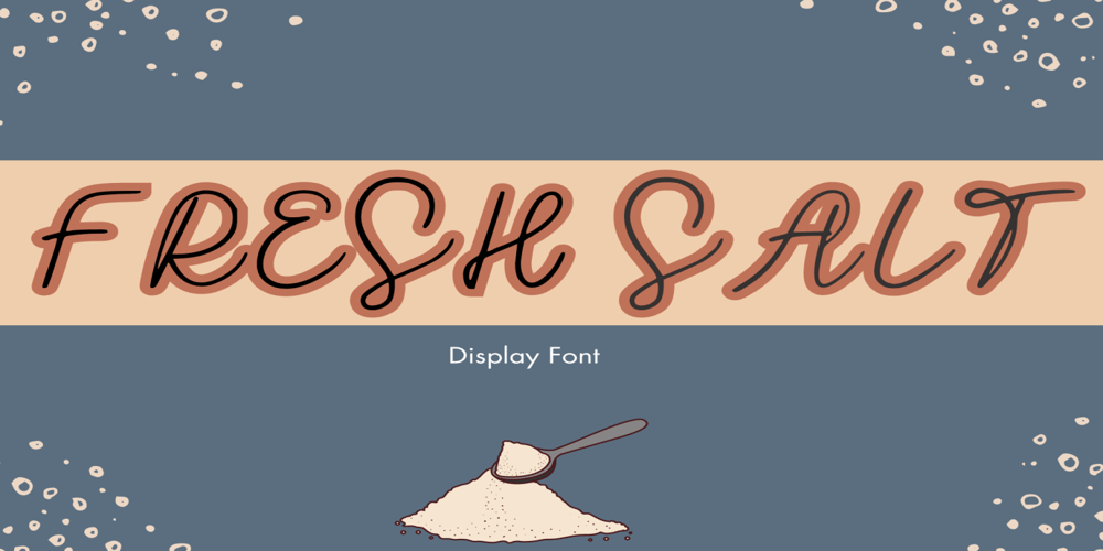 Fresh Salt font