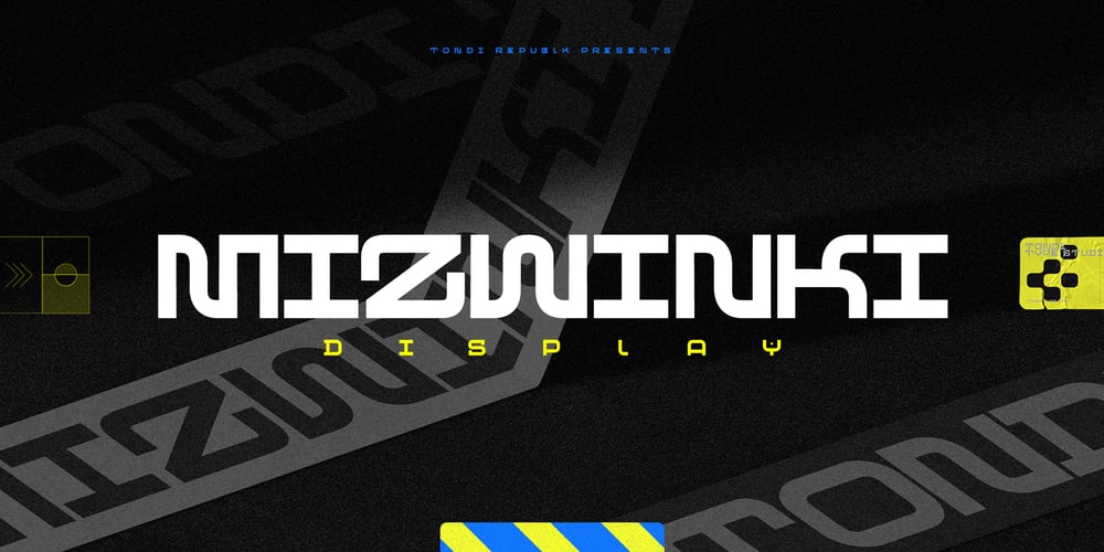Mizwinki Display font