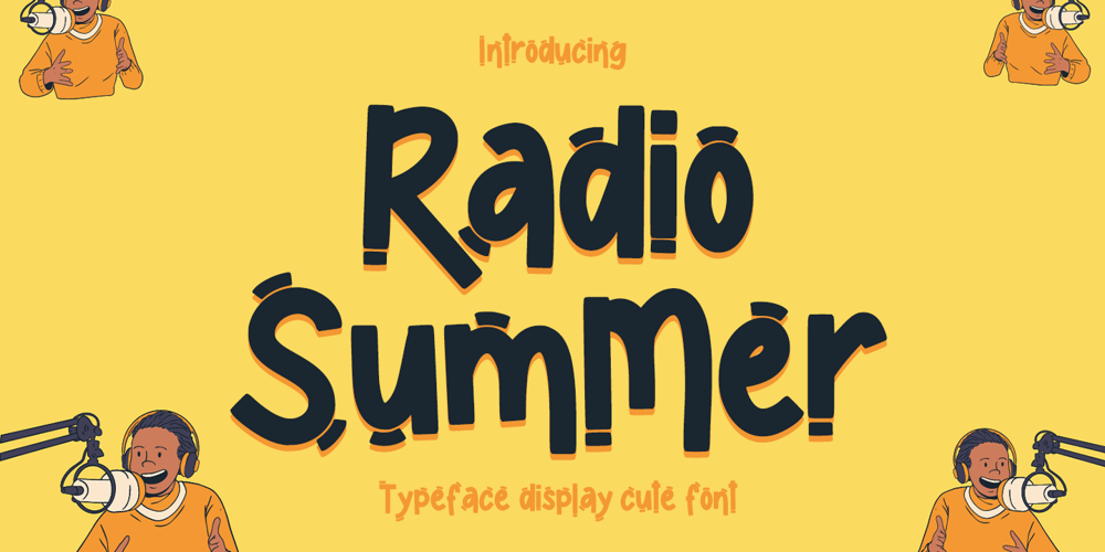 Radio Summer font