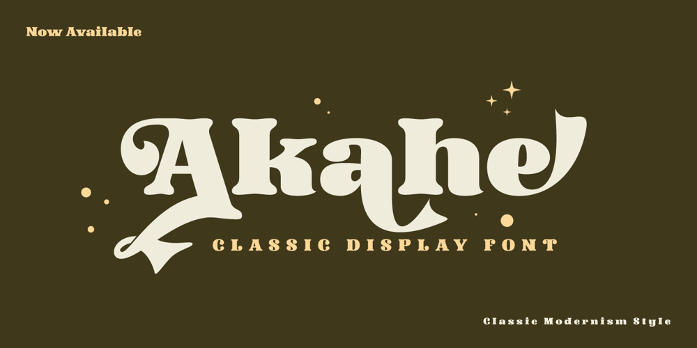Akahe font