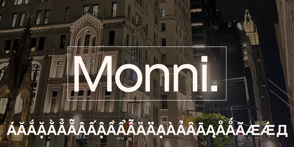 Monni font