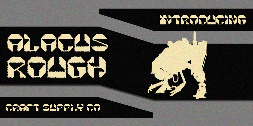 Alacus Rough font