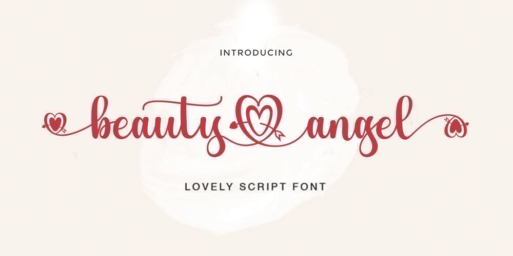 Beauty angel Script font