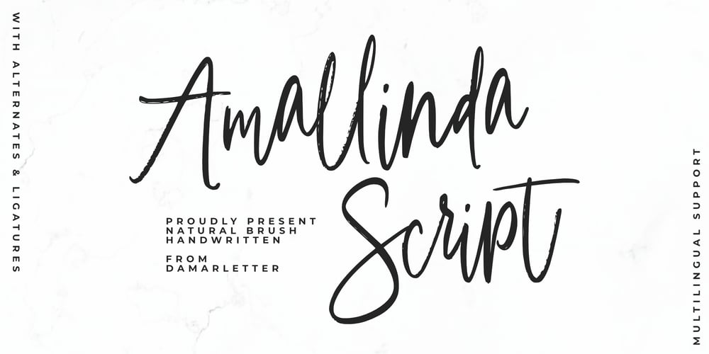 Amallinda Script font