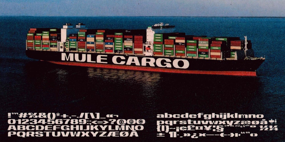 Mule Cargo font