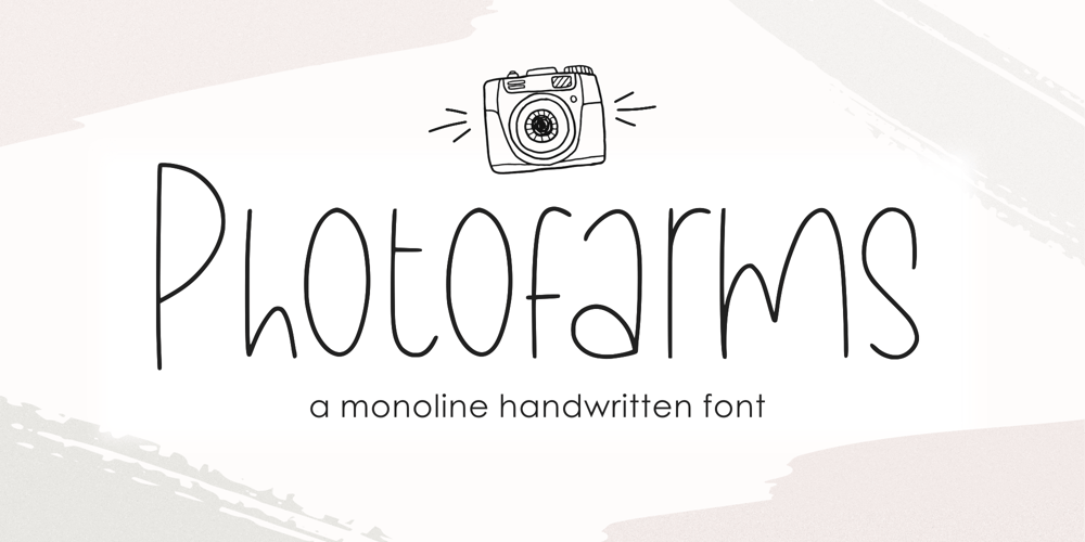 Photofarms font
