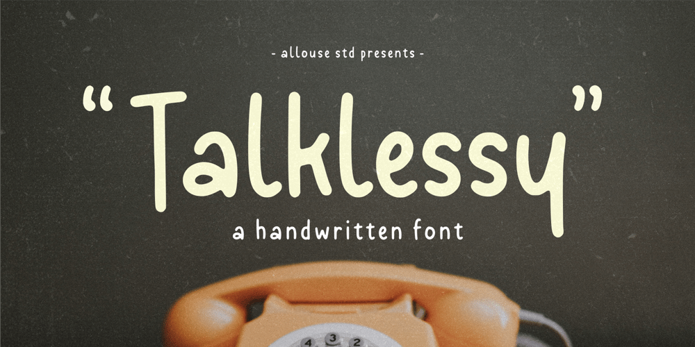 Talklessy font