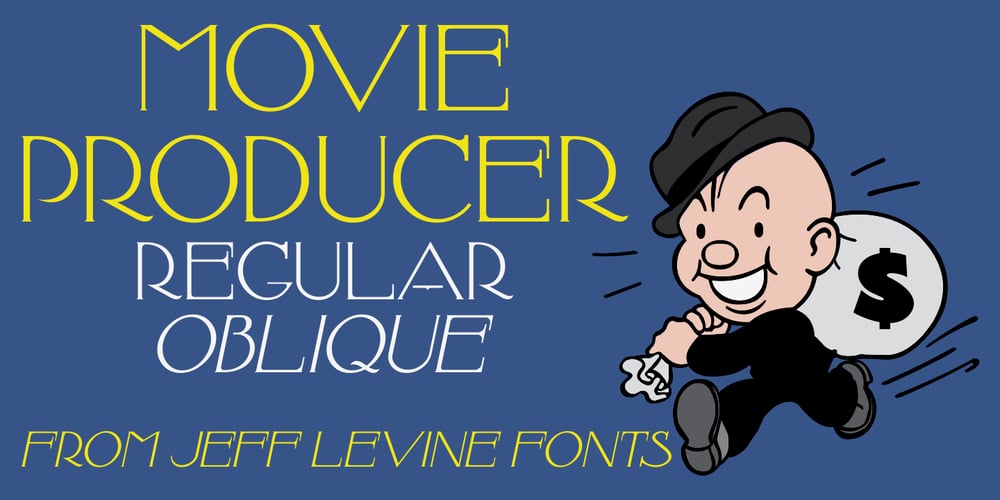 Movie Producer JNL font