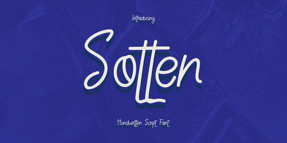 Sotten font