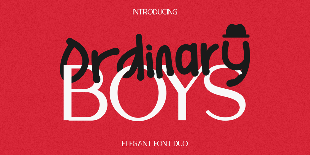 Ordinary Boys font