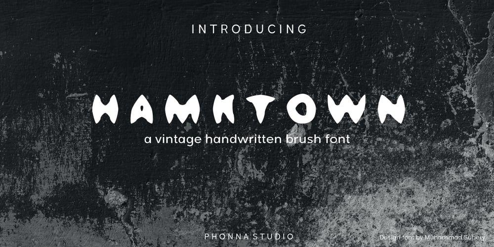 Hamktown font