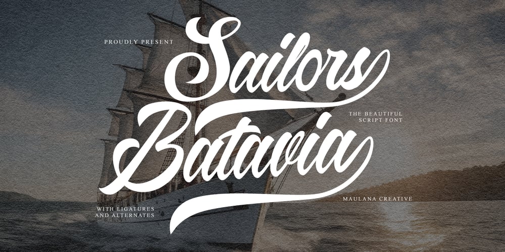 MC Sailor Batavia font