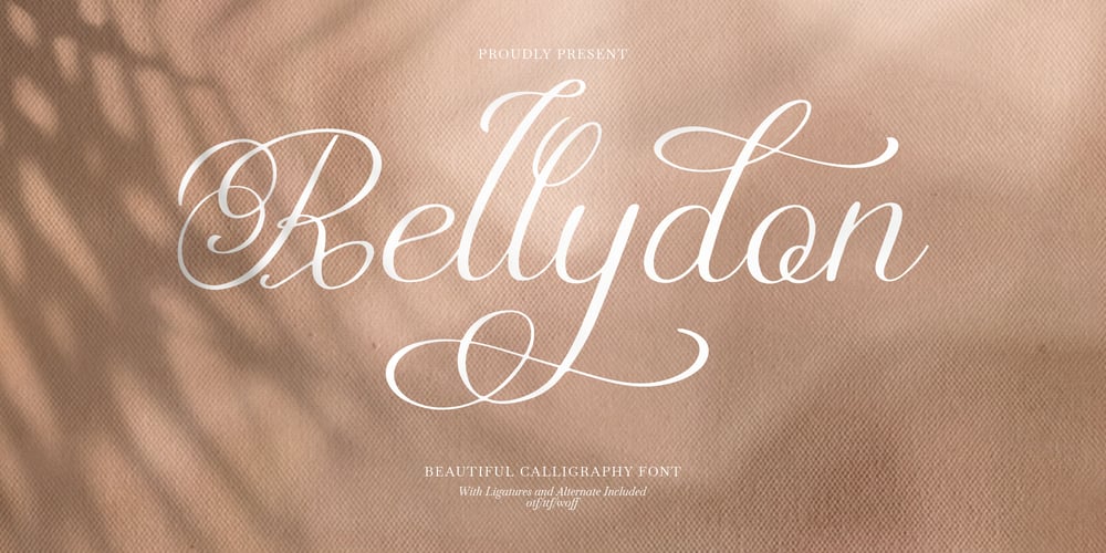 Rellydon font