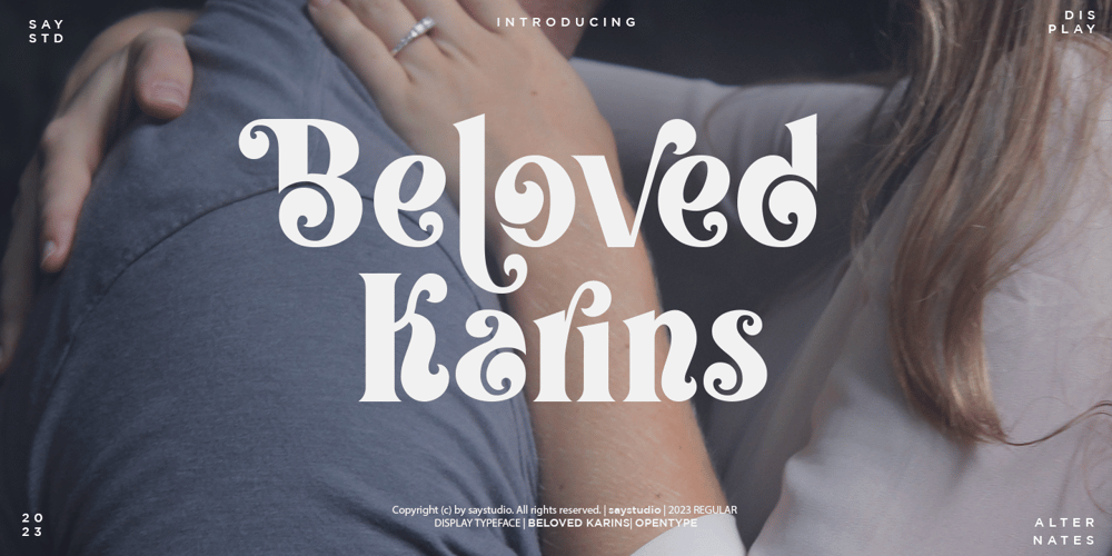 Beloved Karins font
