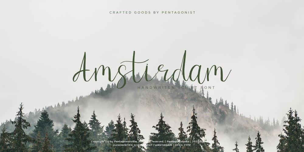 Amstirdam PS font