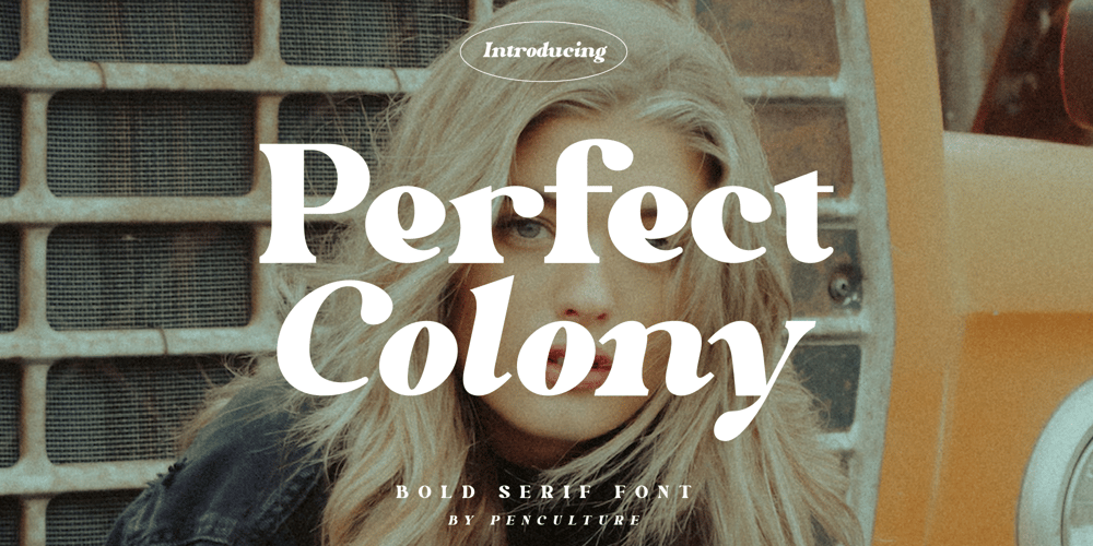 Perfect Colony font