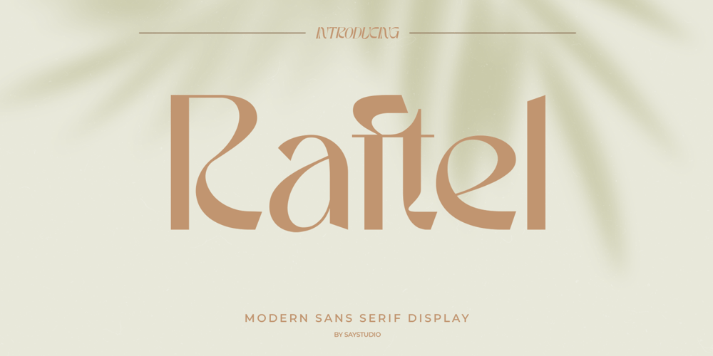 Raftel font