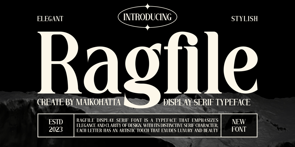 Ragfile font