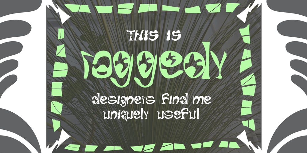 Raggedy font