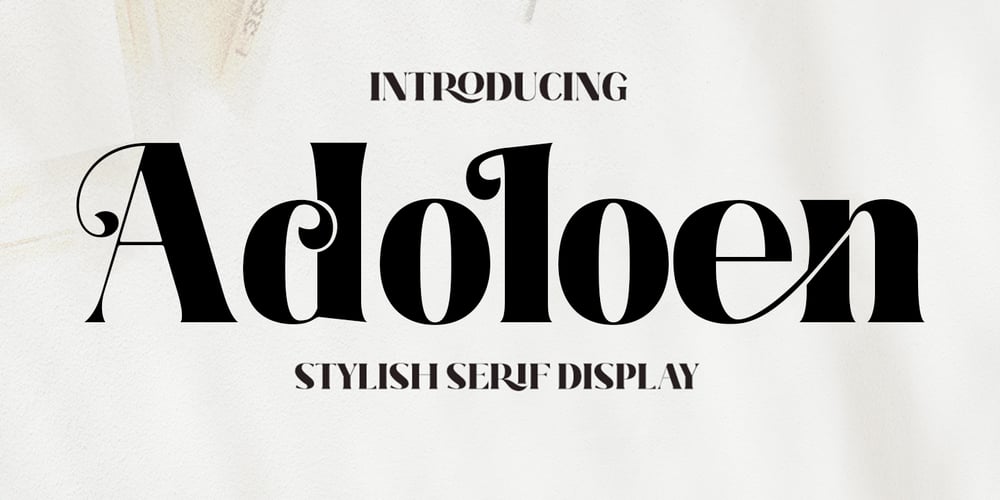 Adoloen font