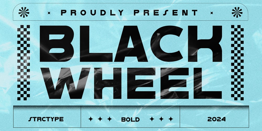 Black Wheel font