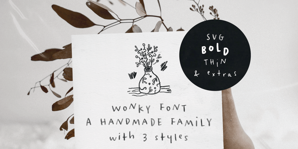Wonky font