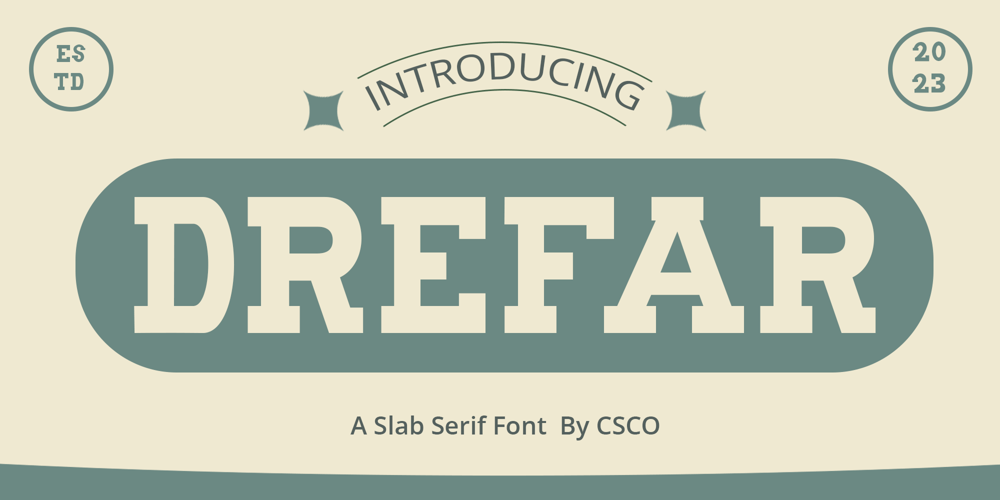 Drefar font