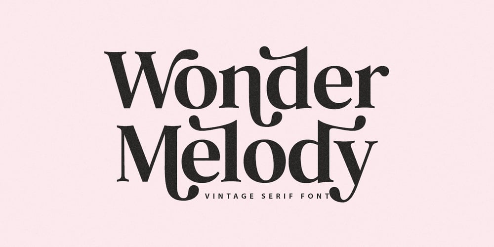 Wonder Melody font
