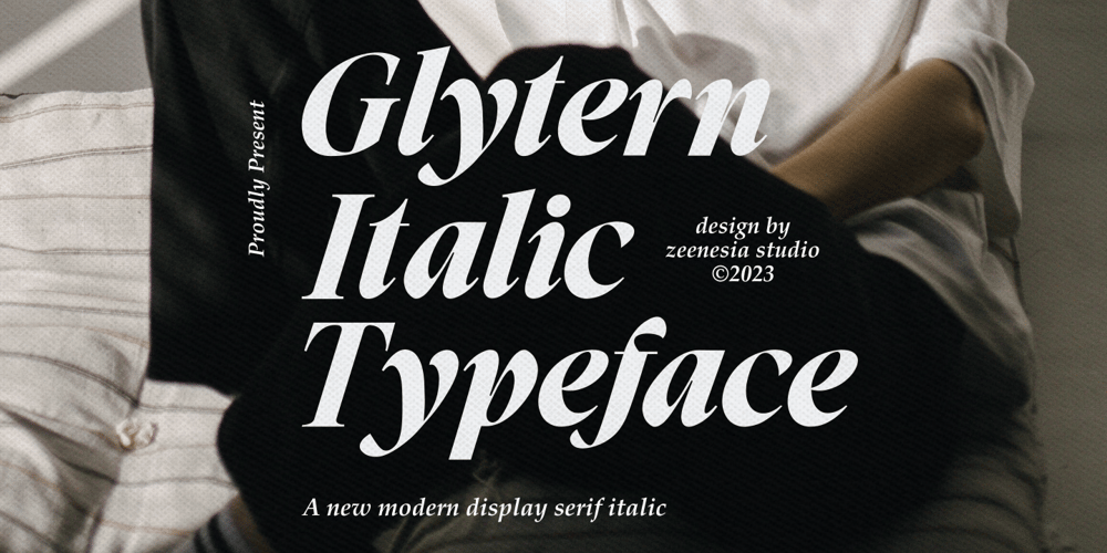 Glytern font
