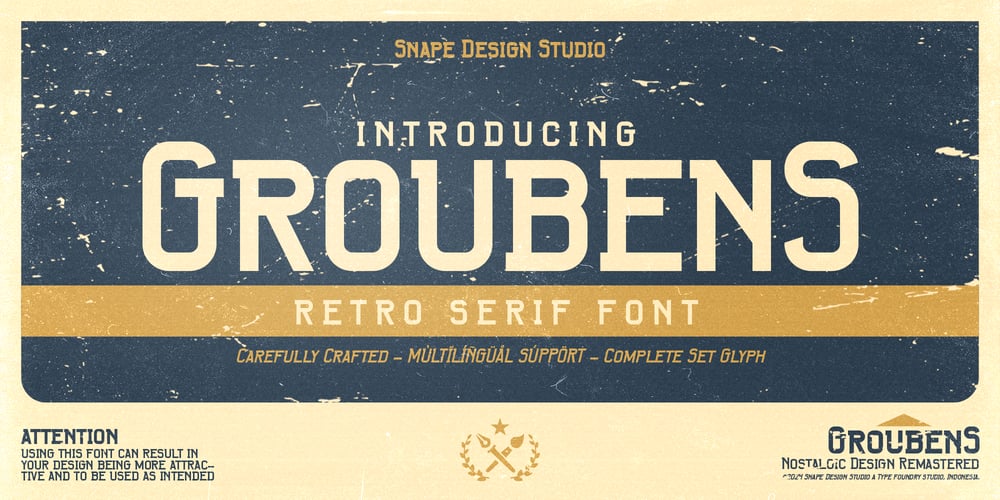 Groubens font