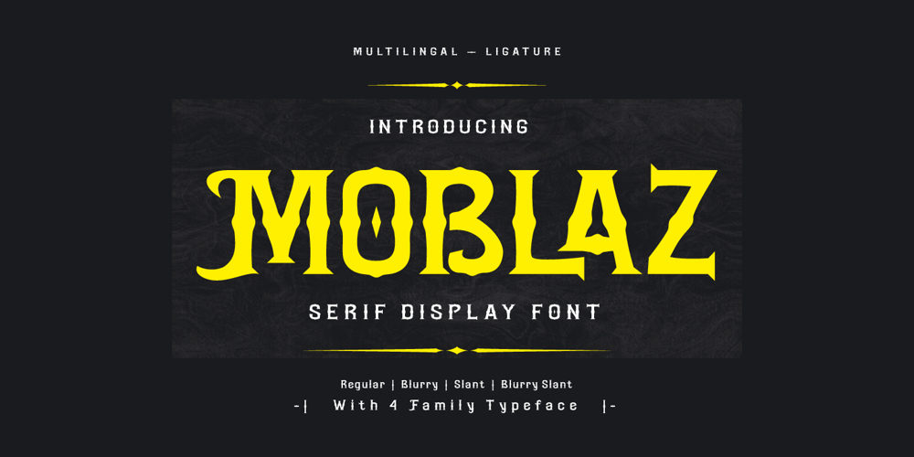 Moblaz font