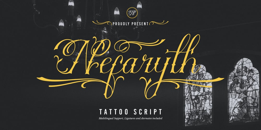 Nefaryth font