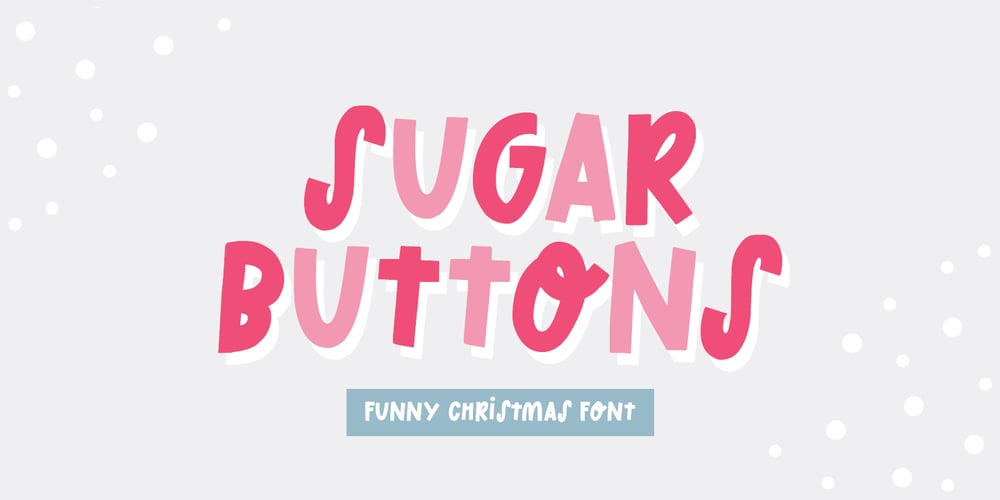 Sugar Buttons font