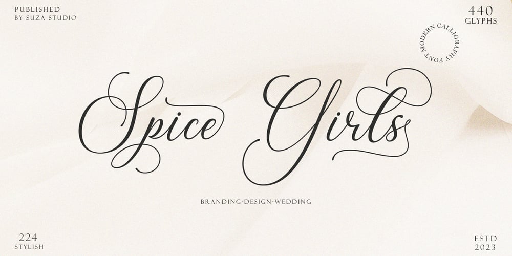 Spice Girls font
