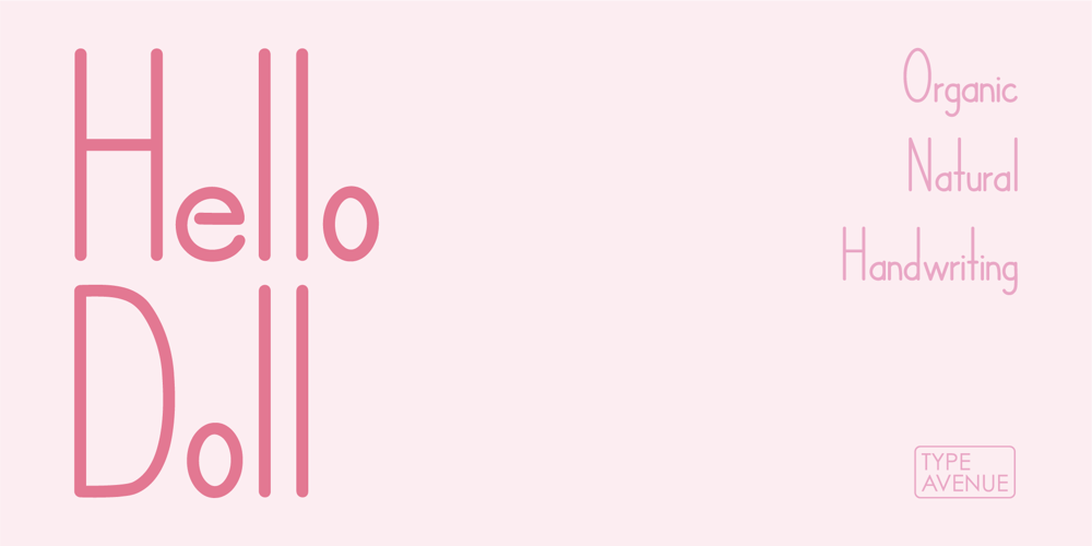 Hello Doll font