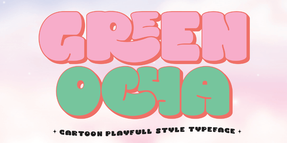 Green Ocha font