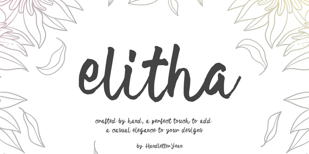 Elitha font