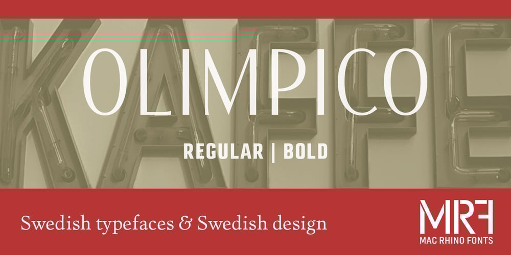 Olimpico font