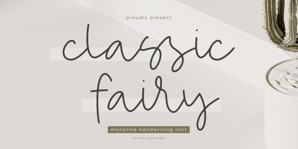 Classic Fairy font