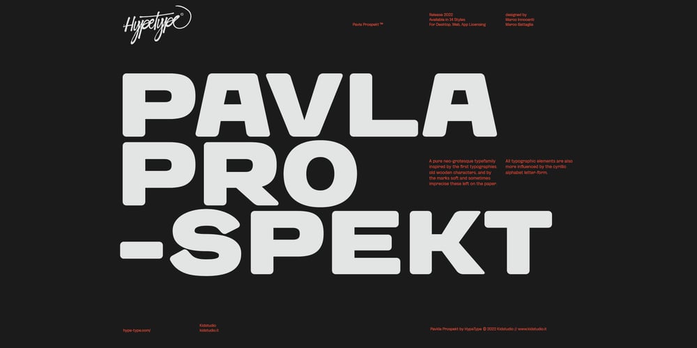 HT Pavla Prospekt font