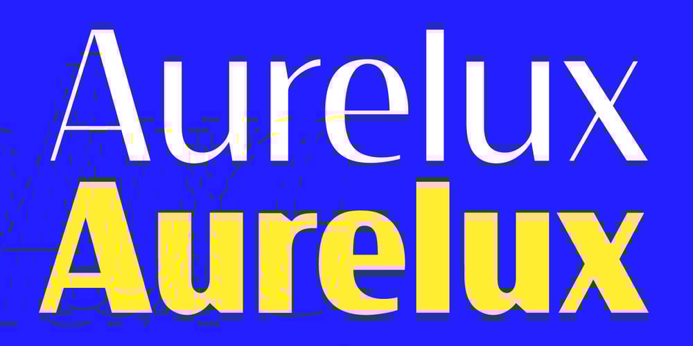 Aurelux font