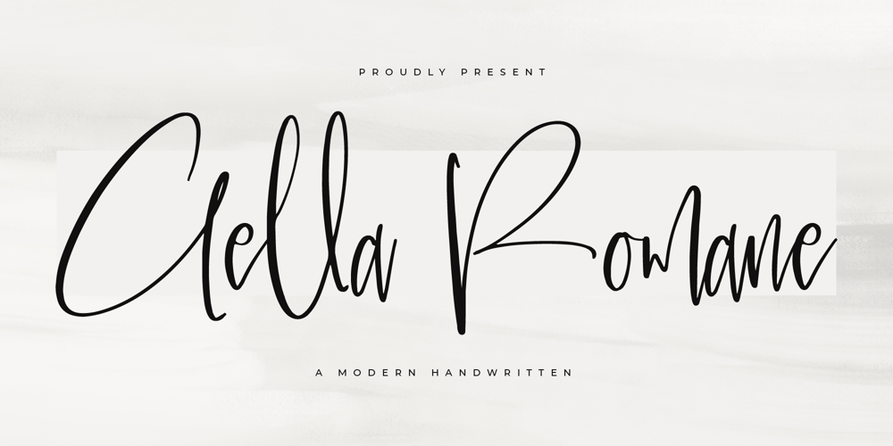 Gella Romane font