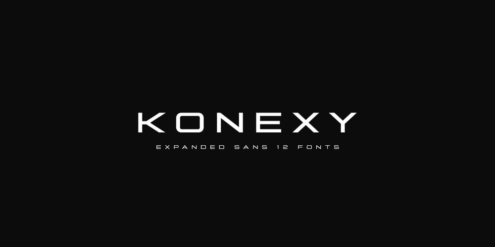 Konexy font